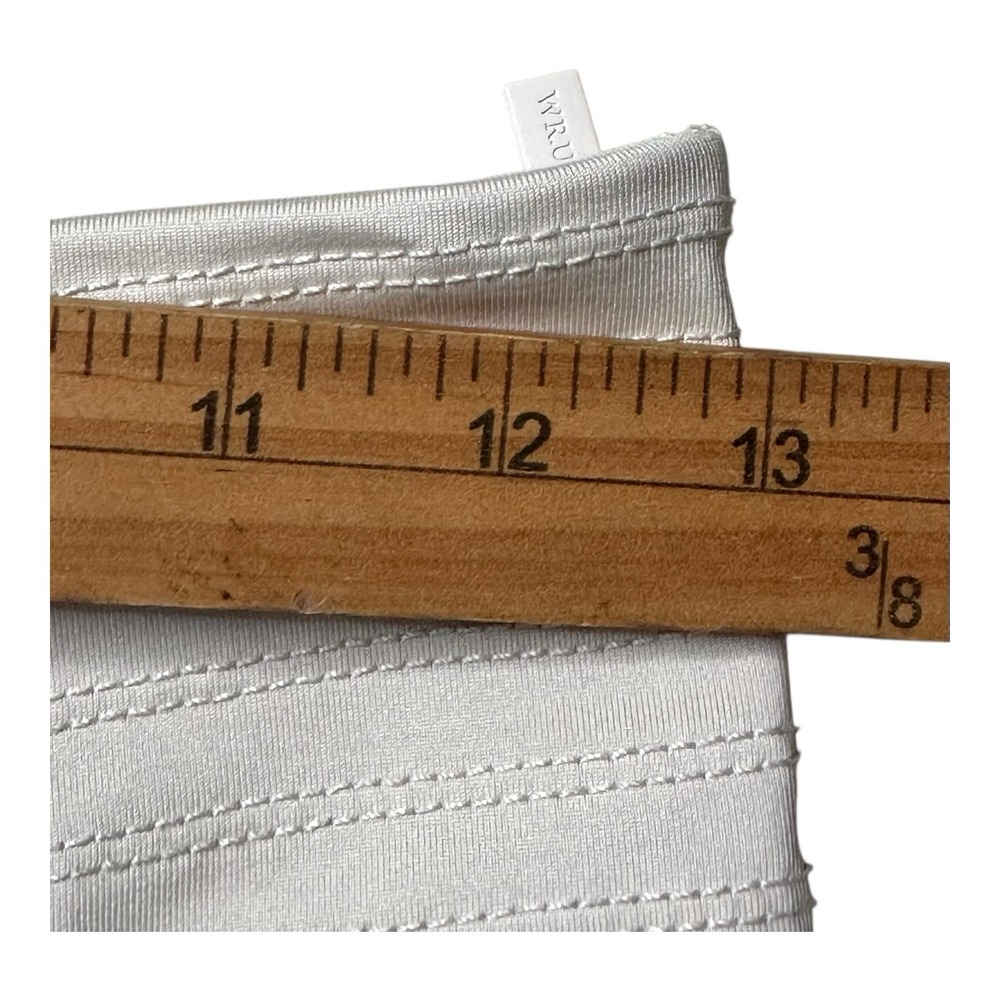 Freddy Italian Crop Cream Pants Limited Spandex Edition High Waist Zip Side US 6 - Picture 10 of 16